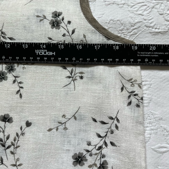 Jessica Howard Floral Linen Sleeveless Top Size M - Picture 7 of 9